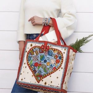 Brighton canvas holiday tote 2024! Artfully designed by Tom Clancy!